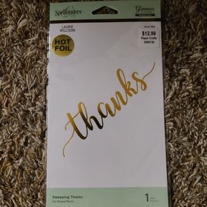 NIP Spellbinders Glimmer Foil plate